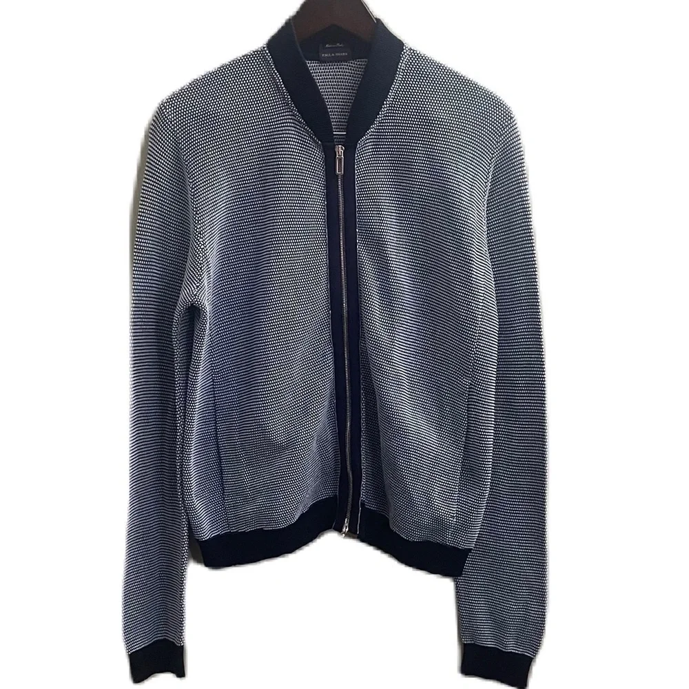 Paul and Shark zippered cardigan- L​